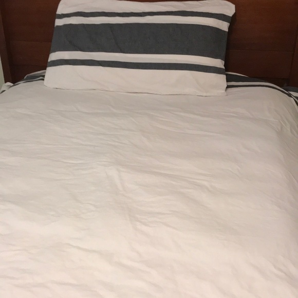 Other - Duvet Cover & Sham Gray Off White